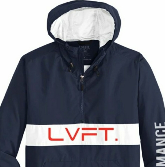 LVFT Icon Anorak Jacket Medium Blue - Picture 1 of 2